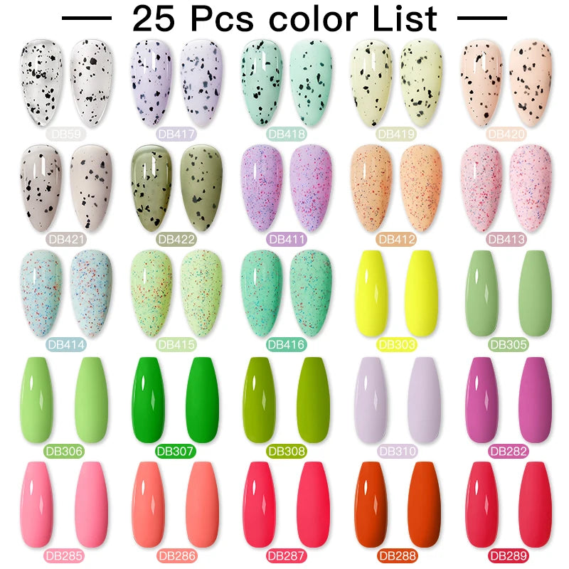 Gel Nail Polish Set – Up to 120 Colors, UV/LED Soak Off with Base & Top Coat