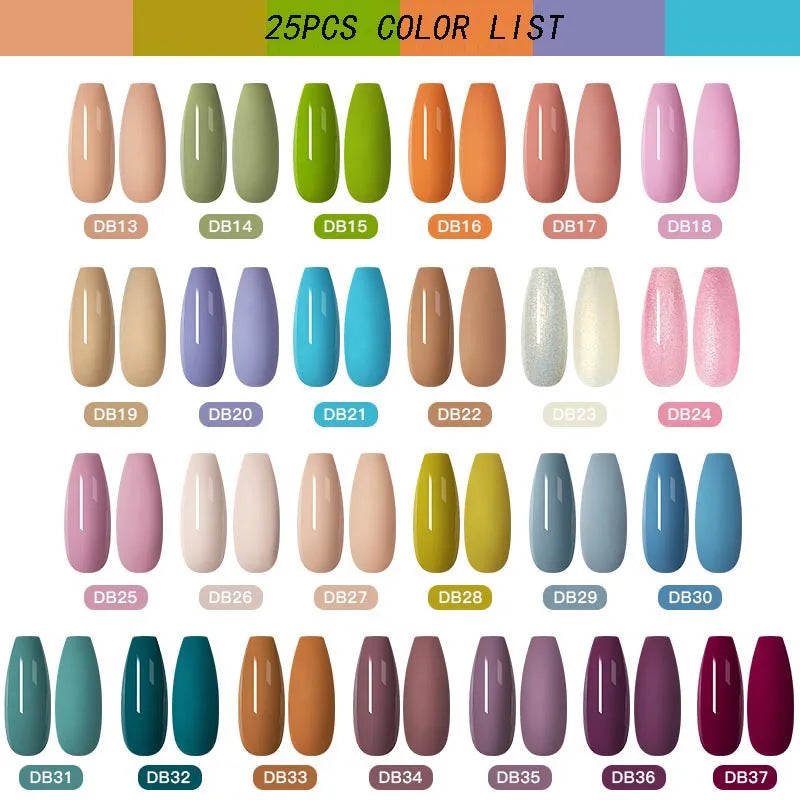 Gel Nail Polish Set – Up to 120 Colors, UV/LED Soak Off with Base & Top Coat