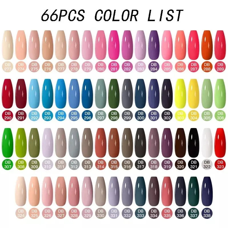 Gel Nail Polish Set – Up to 120 Colors, UV/LED Soak Off with Base & Top Coat