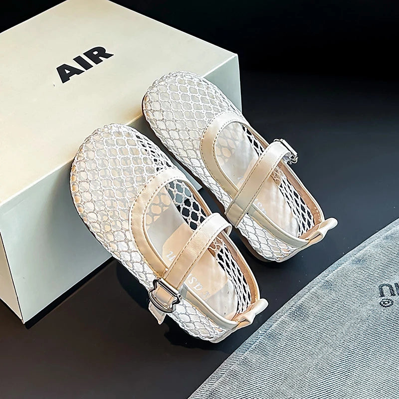 Kids Breathable Mesh Slip-On Shoes