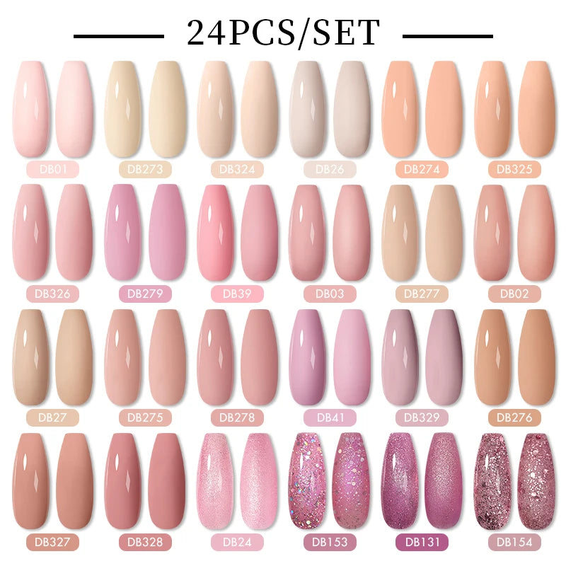 Gel Nail Polish Set – Up to 120 Colors, UV/LED Soak Off with Base & Top Coat