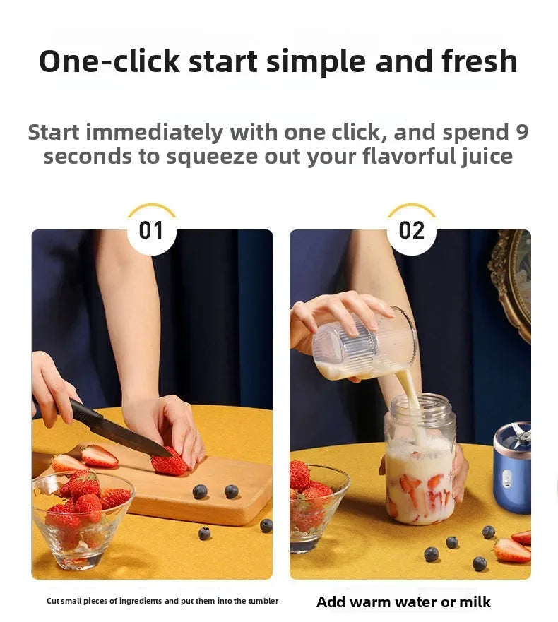 Portable Personal Blender with USB Charging