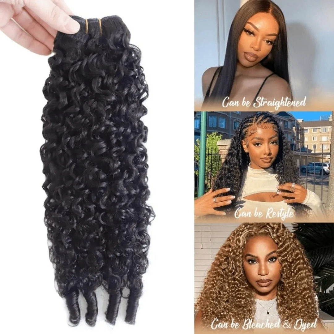 Burmese Curly Human Hair Bundles