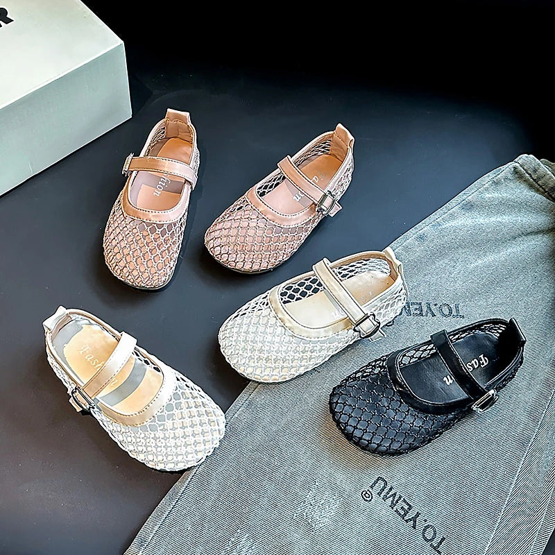Kids Breathable Mesh Slip-On Shoes
