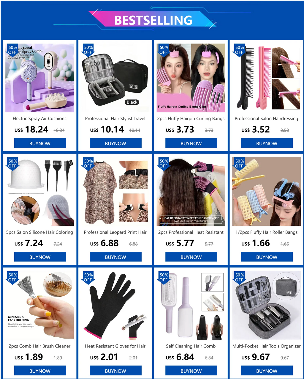 3-in-1 Electric Spray Scalp Massager Comb