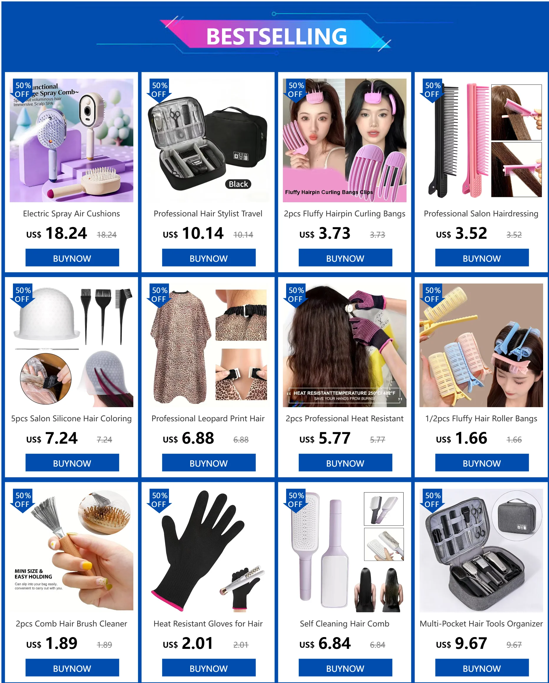 3-in-1 Electric Spray Scalp Massager Comb