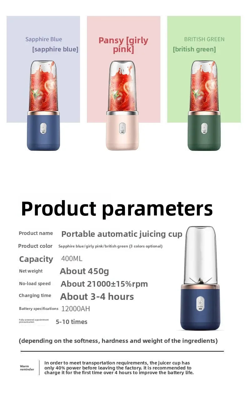 Portable Personal Blender with USB Charging