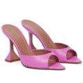 Wine Glass Heel Pointed Sandals