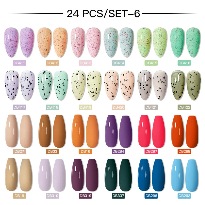Gel Nail Polish Set – Up to 120 Colors, UV/LED Soak Off with Base & Top Coat