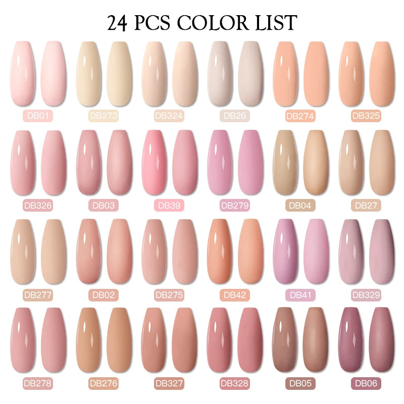 Gel Nail Polish Set – Up to 120 Colors, UV/LED Soak Off with Base & Top Coat