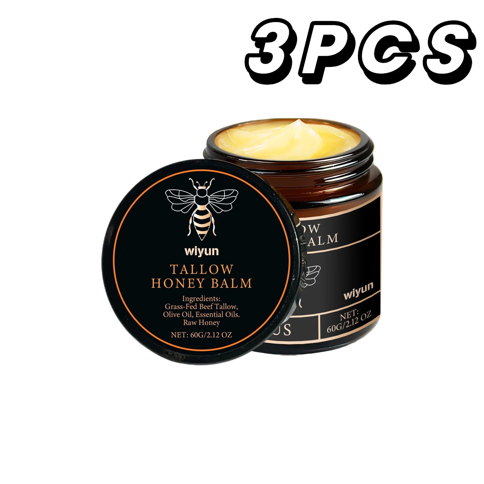 Tallow & Honey Glow Cream – Hydrating Face & Body Moisturizer