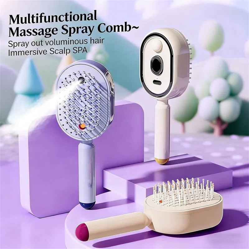 3-in-1 Electric Spray Scalp Massager Comb
