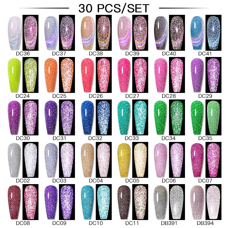 Gel Nail Polish Set – Up to 120 Colors, UV/LED Soak Off with Base & Top Coat