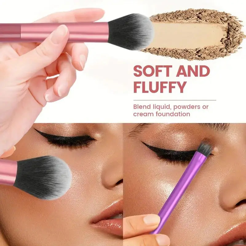 Pro 8-Piece Makeup Brush Set
