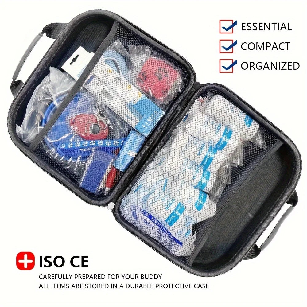 61-Piece Portable Pet First Aid Kit