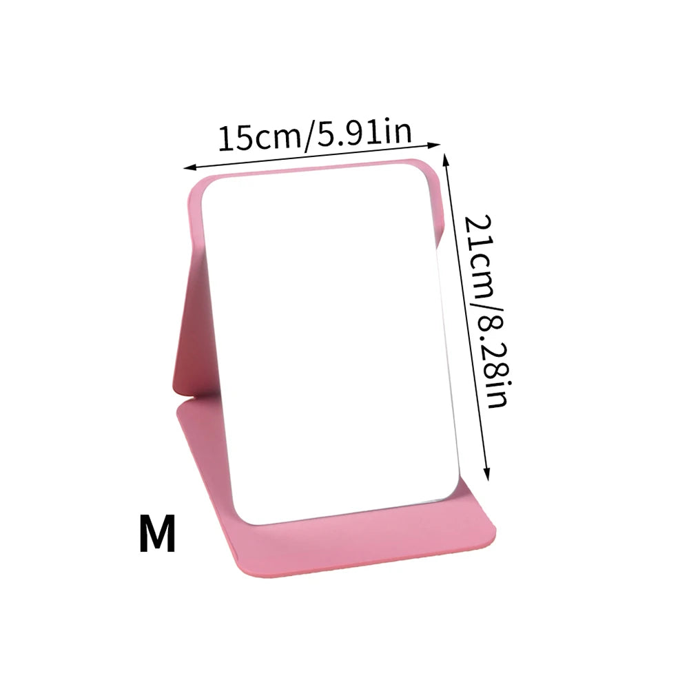 Foldable PU Leather Makeup Mirror