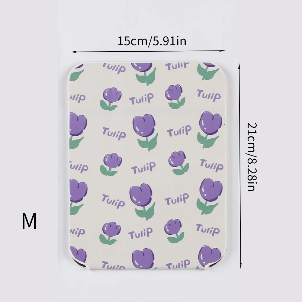 Foldable PU Leather Makeup Mirror