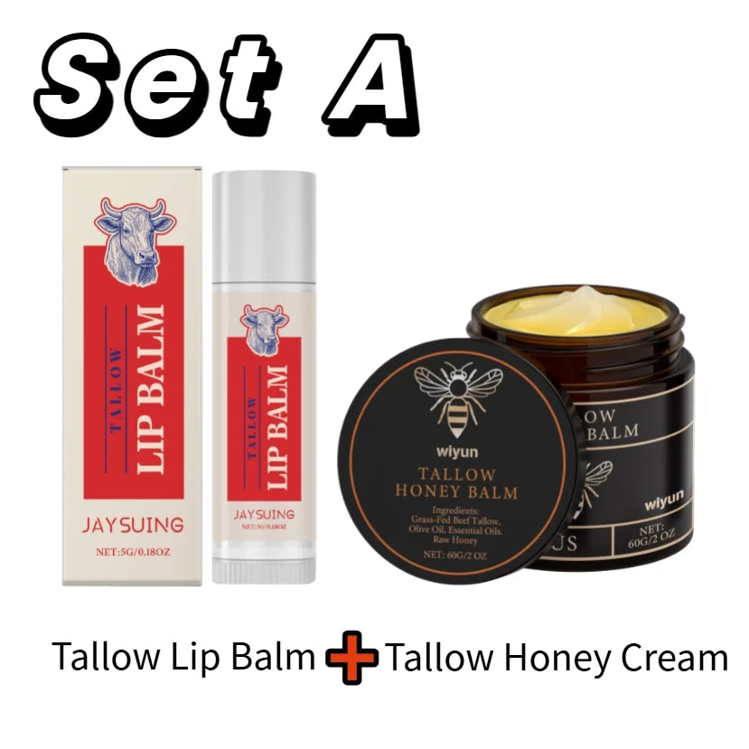 Tallow & Honey Glow Cream – Hydrating Face & Body Moisturizer