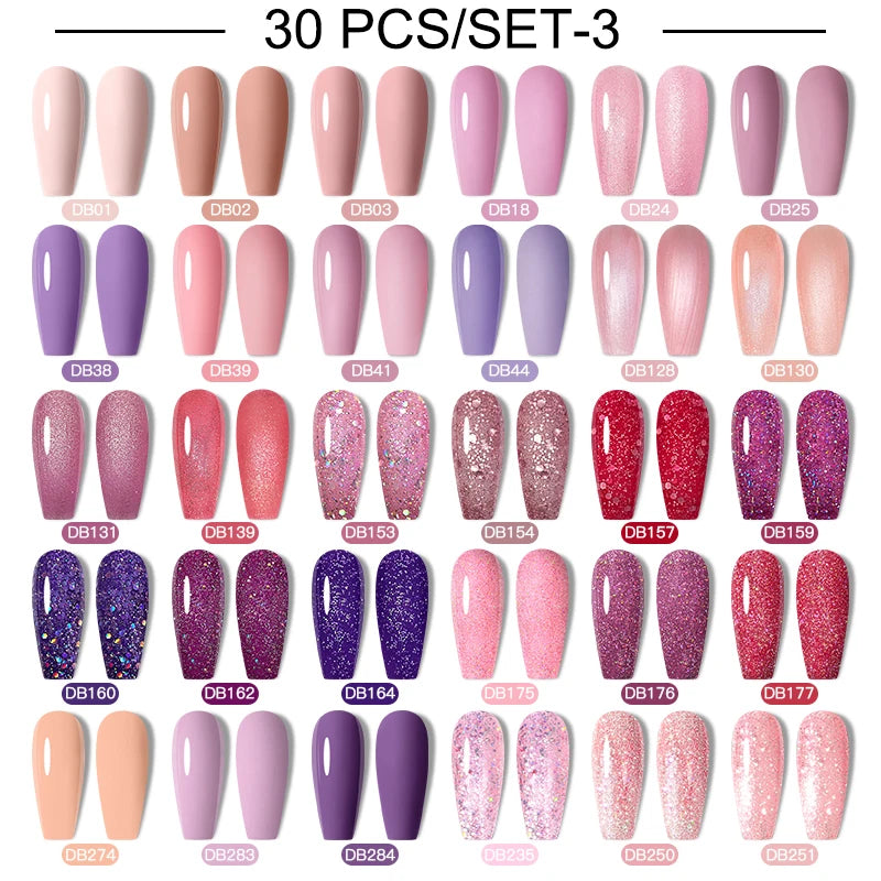 Gel Nail Polish Set – Up to 120 Colors, UV/LED Soak Off with Base & Top Coat