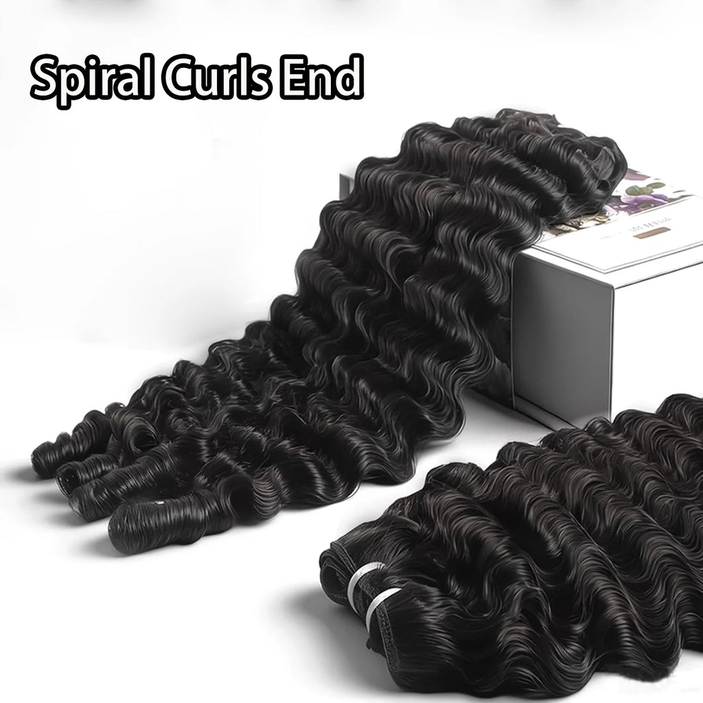 Burmese Curly Human Hair Bundles