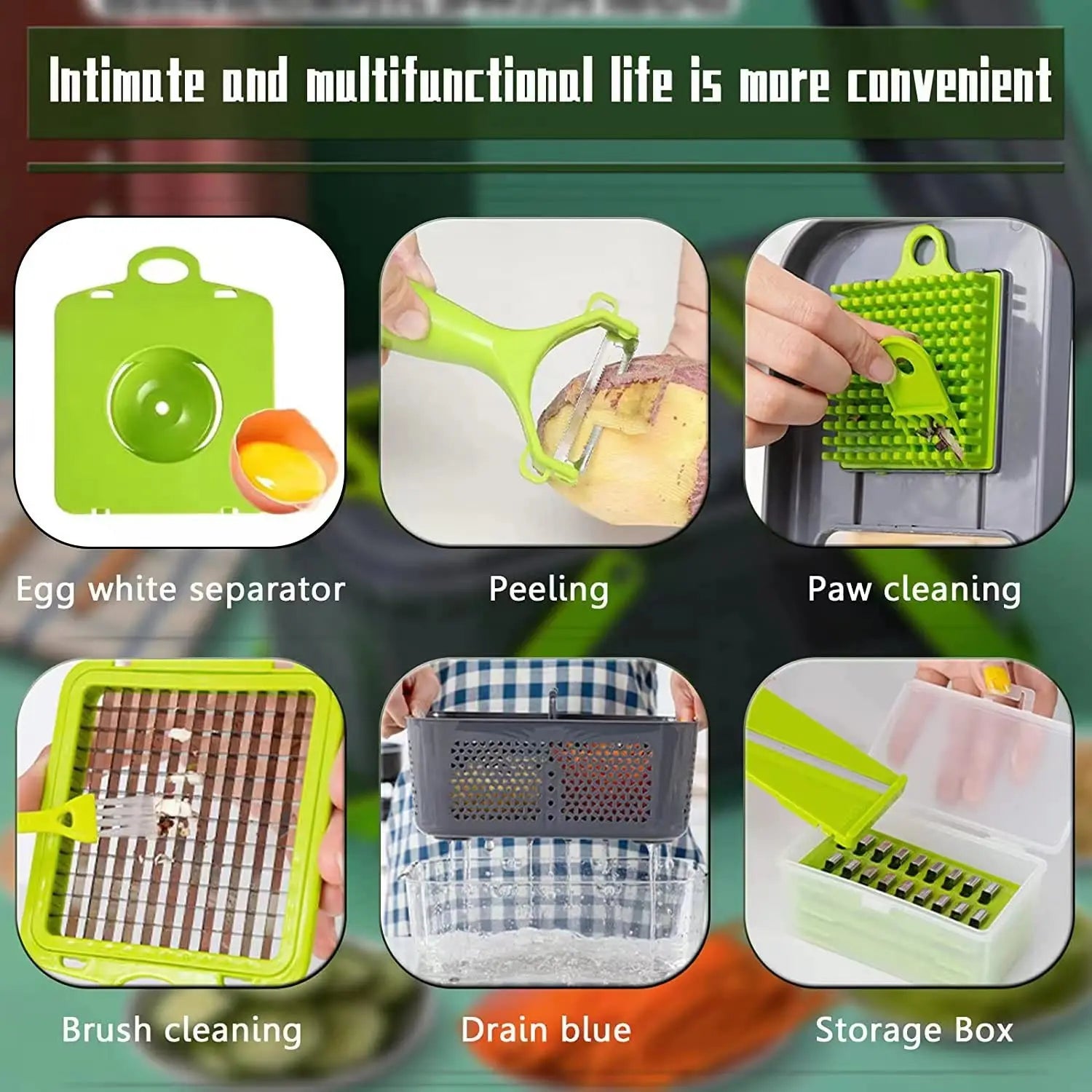 22-in-1 Vegetable Chopper & Slicer