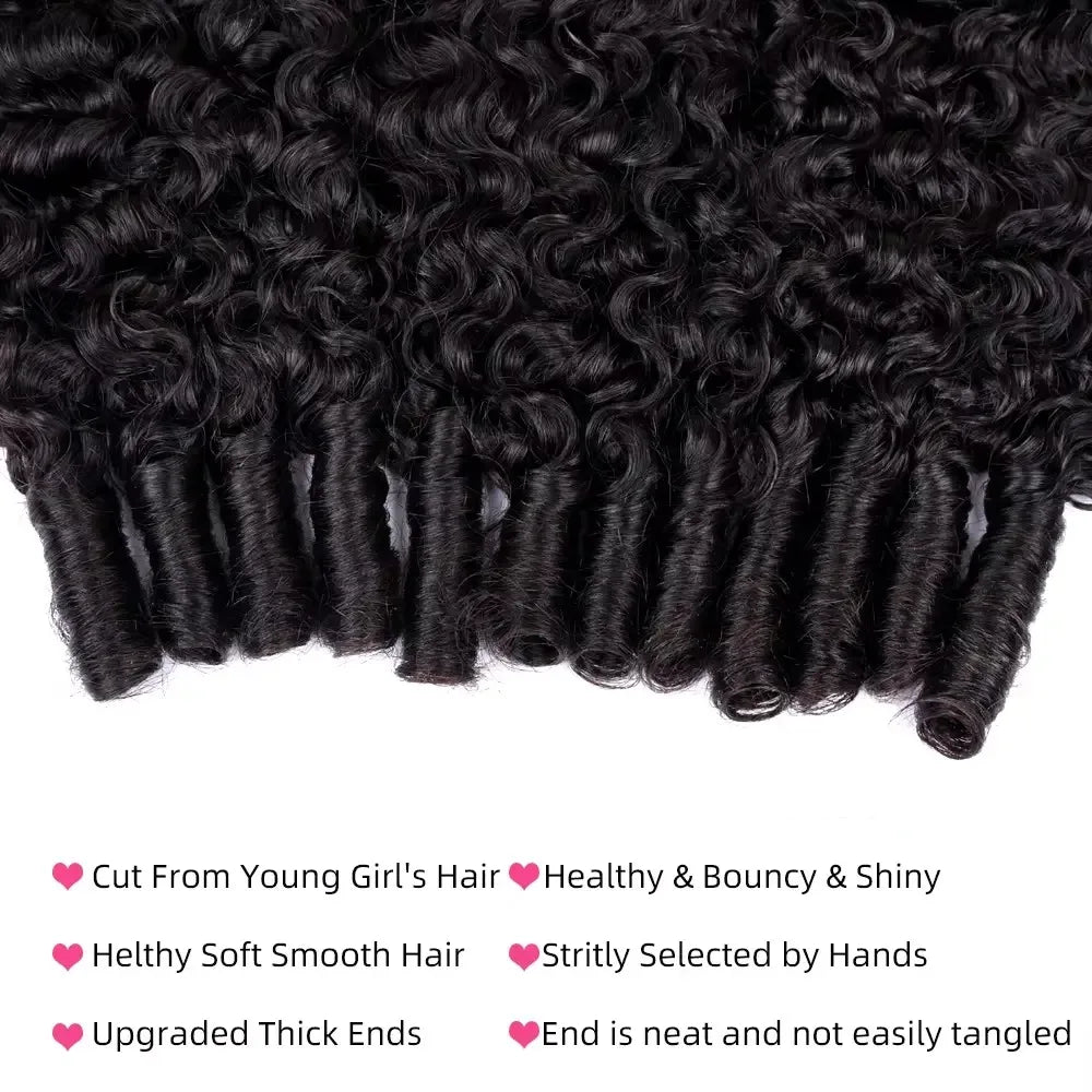 Burmese Curly Human Hair Bundles