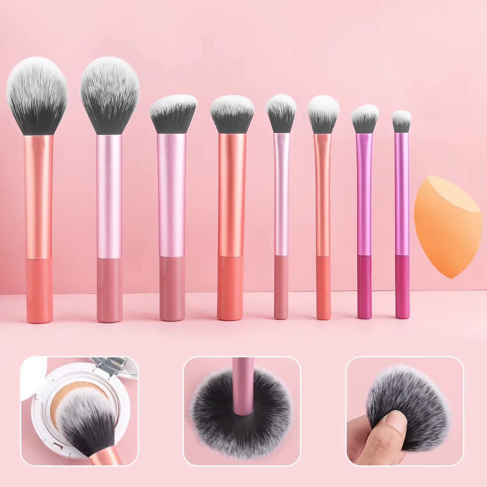 Pro 8-Piece Makeup Brush Set