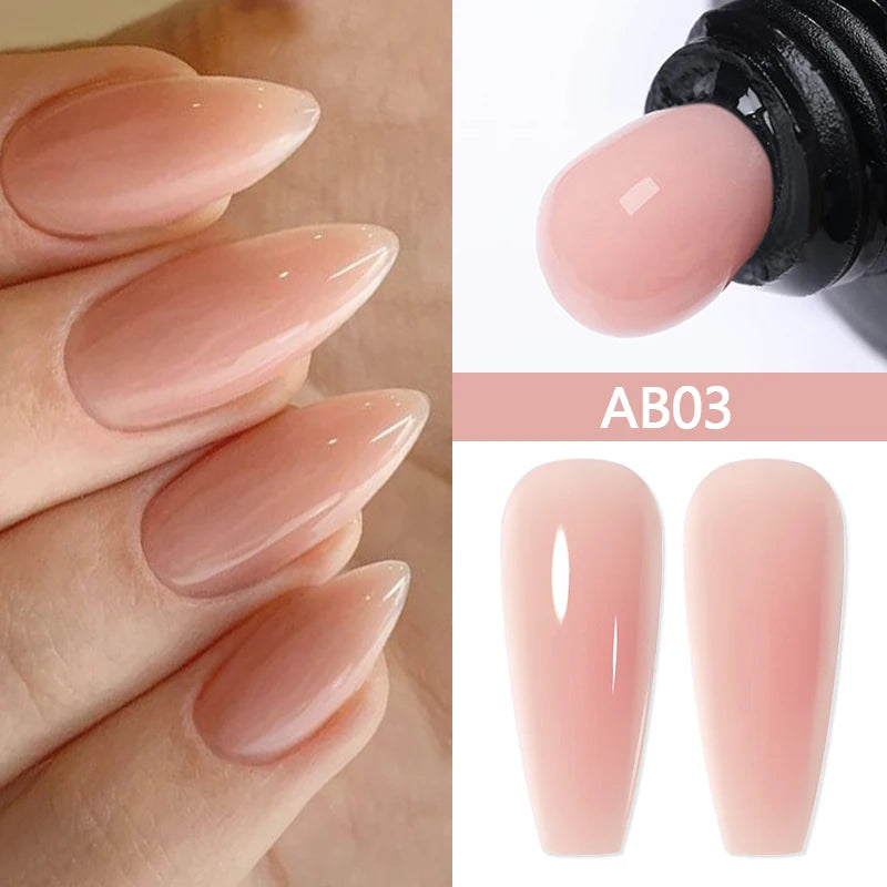 BORN PRETTY Extension Nail Gel – 30ml Soak Off UV Gel with Glitter & Sequins