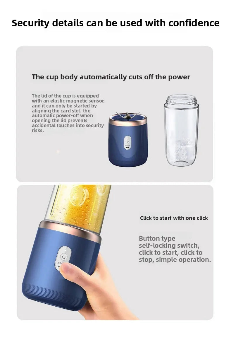 Portable Personal Blender with USB Charging