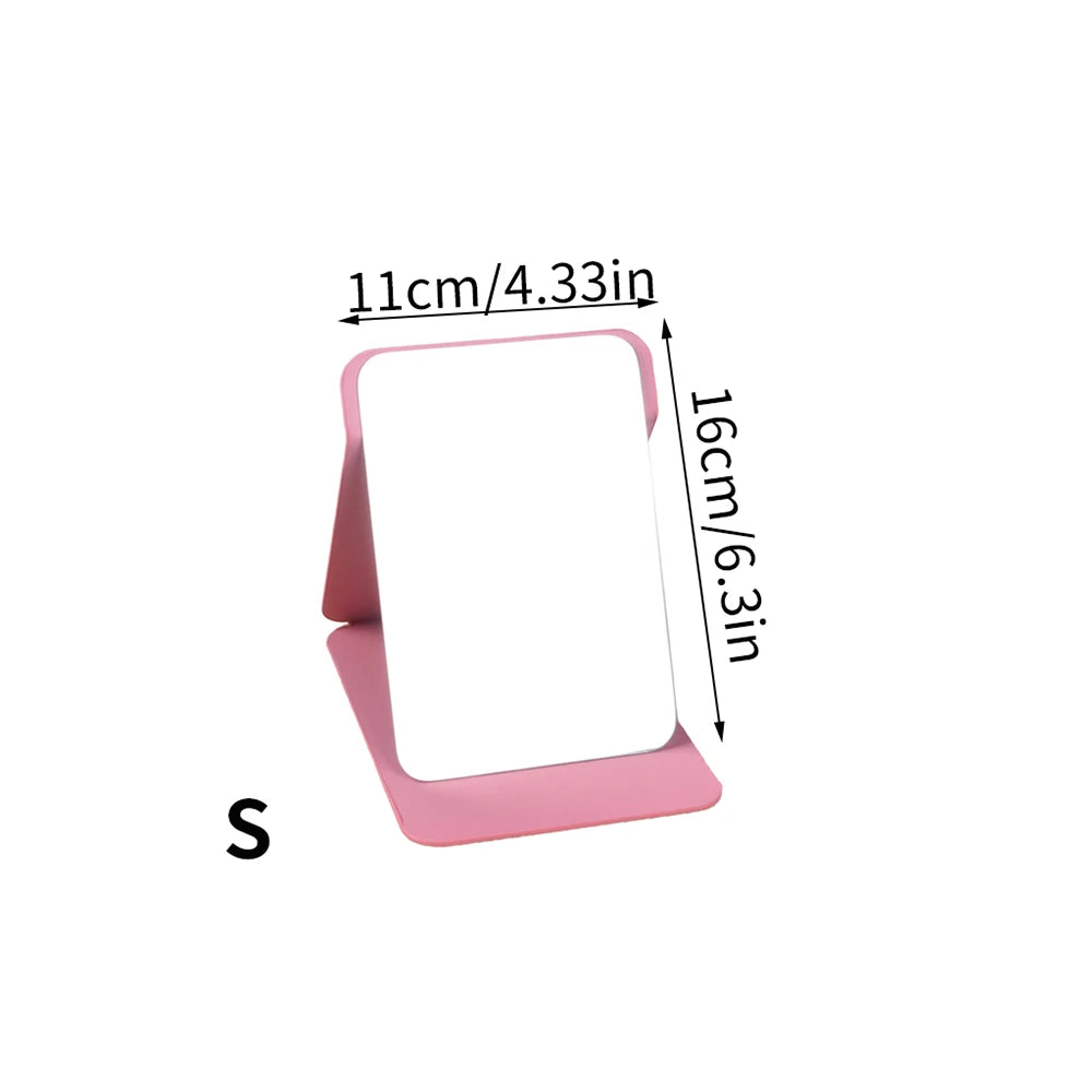 Foldable PU Leather Makeup Mirror