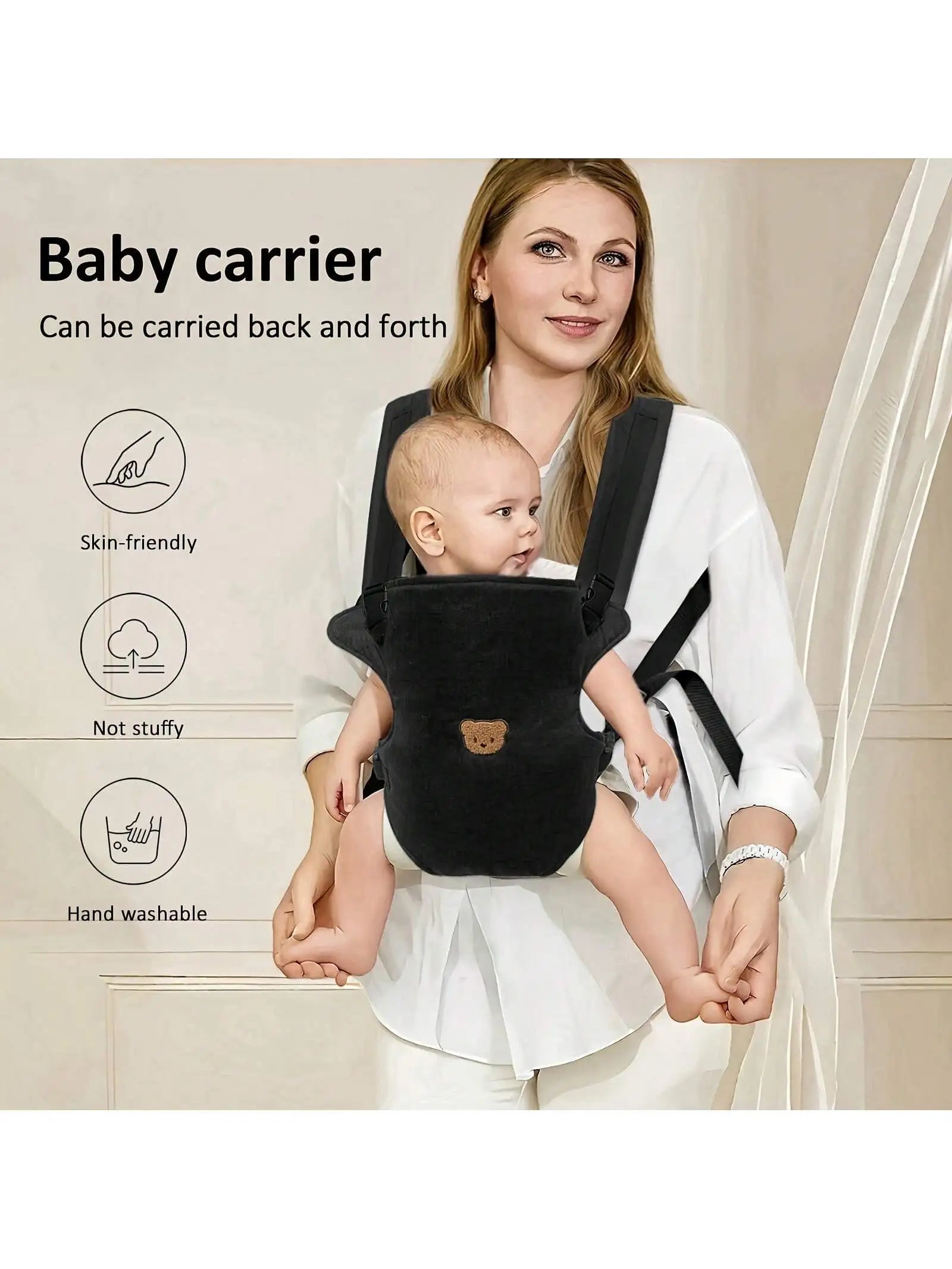 4-in-1 Ergonomic Baby Carrier