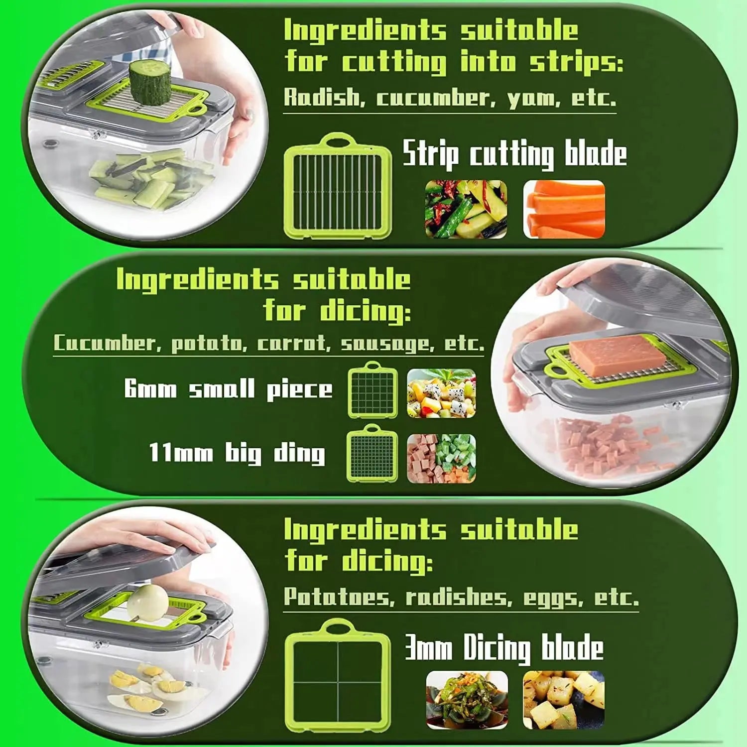 22-in-1 Vegetable Chopper & Slicer