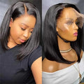 Bone Straight Short Bob Wig Lace Front
